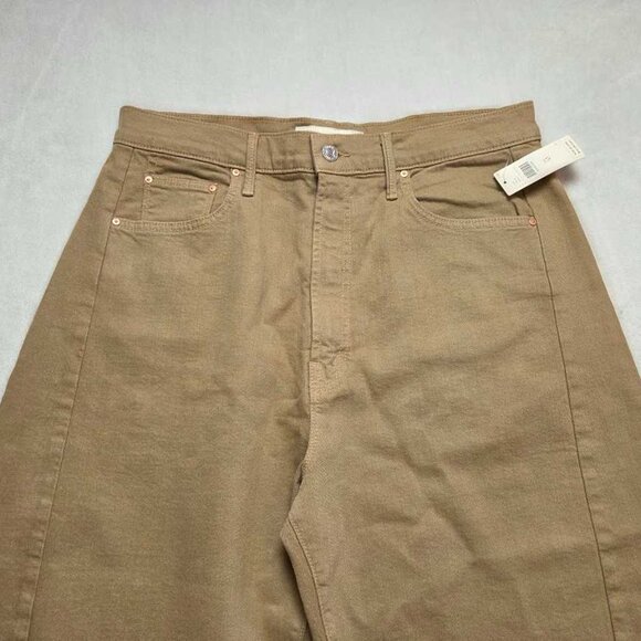 New 33 Mother x Anthropologie The Half Pipe Flood barrel jeans The Devil May - Picture 5 of 13